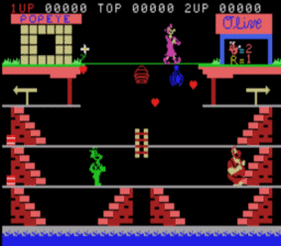 Popeye Colecovision Screenshot Screenshot 2