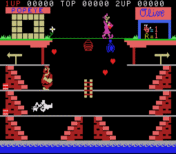 Popeye Colecovision Screenshot Screenshot 3