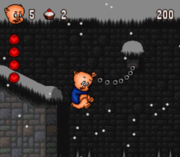 Porky Pig's Haunted Holiday SNES Screenshot Screenshot 2