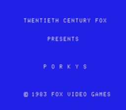 Porky's Colecovision Screenshot 1