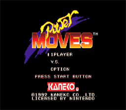 Power Moves SNES Screenshot Screenshot 1