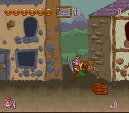 Power Piggs of the Dark Age SNES Screenshot Screenshot 2