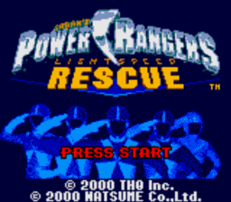Power Rangers Light Speed Rescue Gameboy Color Screenshot 1