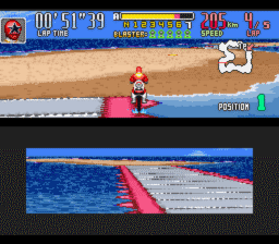 Power Rangers Zeo: Battle Racers SNES Screenshot 4