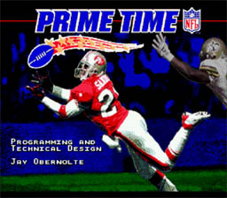 Prime Time NFL Genesis Screenshot Screenshot 1