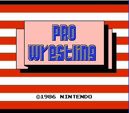 Pro Wrestling NES Screenshot Screenshot 1