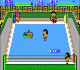 Pro Wrestling Master System Screenshot 2
