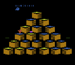 Q* Bert 2600 Screenshot 4