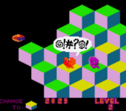 Q* Bert GBC Screenshot Screenshot 3