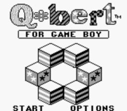 Q*bert for Game Boy Gameboy Screenshot 1