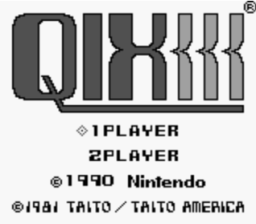 Qix Gameboy Screenshot Screenshot 1