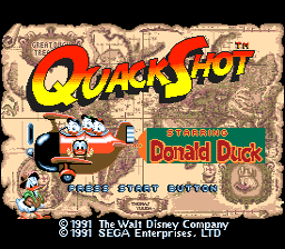 Quackshot Starring Donald Duck Sega Genesis Screenshot 1