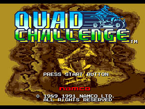 Quad Challenge Genesis Screenshot 1