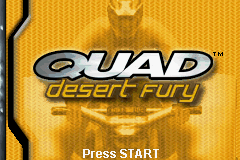 Quad Desert Fury GBA Screenshot Screenshot 1