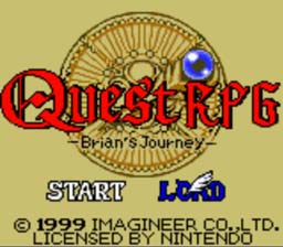 Quest RPG Brian's Journey GBC Screenshot Screenshot 1