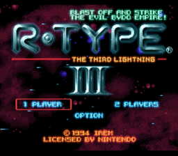 R-Type 3 Super Nintendo Screenshot 1