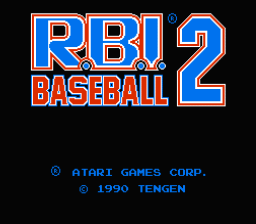 RBI Baseball 2 NES Screenshot 1