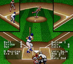 RBI Baseball 93 Genesis Screenshot 2
