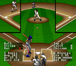 RBI Baseball 94 Genesis Screenshot Screenshot 2