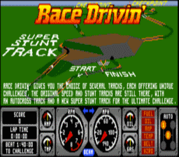 Race Drivin' Genesis Screenshot Screenshot 1