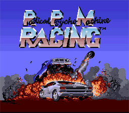 Radical Psycho Machine Racing SNES Screenshot 1