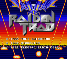 Raiden Trad SNES Screenshot 1