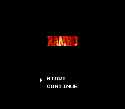 Rambo NES Screenshot 1