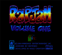 RapJam Volume One SNES Screenshot 1