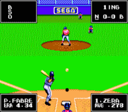 Reggie Jackson Baseball Master System Screenshot 2