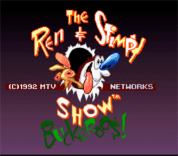 Ren & Stimpy Show: Buckeroos SNES Screenshot Screenshot 1