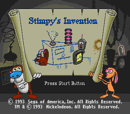 Ren & Stimpy Show: Stimpy's Invention Genesis Screenshot Screenshot 1