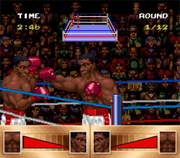 Riddick Bowe Boxing SNES Screenshot 2