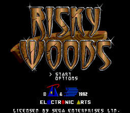 Risky Woods Genesis Screenshot Screenshot 1