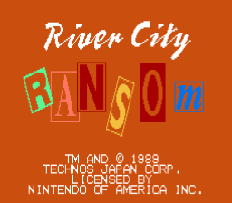 River City Ransom NES Screenshot Screenshot 1