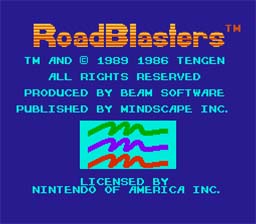 Road Blasters NES Screenshot 1