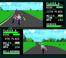 Road Rash 3 Genesis Screenshot Screenshot 4