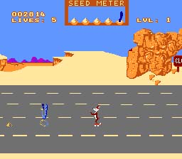 Road Runner NES Screenshot 2
