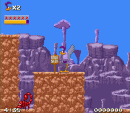 Road Runner's Death Valley Rally SNES Screenshot 3