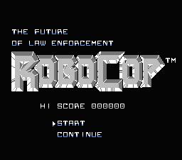 RoboCop NES Screenshot 1