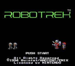 RoboTrek SNES Screenshot Screenshot 1