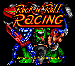 Rock 'n Roll Racing Genesis Screenshot Screenshot 1