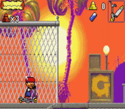Rocket Power: Beach Bandits GBA Screenshot 2