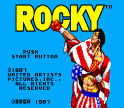 Rocky Master System Screenshot 1