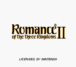 Romance of the Three Kingdoms 2 SNES Screenshot Screenshot 1