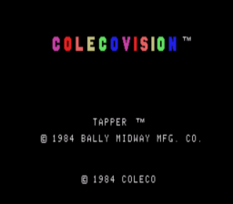 Root Beer Tapper Colecovision Screenshot Screenshot 1