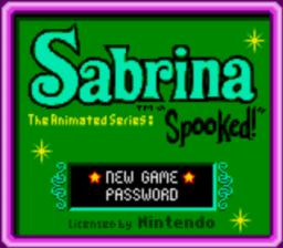 Sabrina The Animated Series: Spooked Gameboy/Gameboy Color Screenshot 1