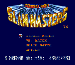 Saturday Night Slam Masters Genesis Screenshot 1