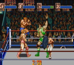 Saturday Night Slam Masters SNES Screenshot 3