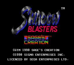Shadow Blasters screen shot 1 1