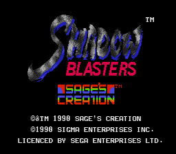 Shadow Blasters Genesis Screenshot 1